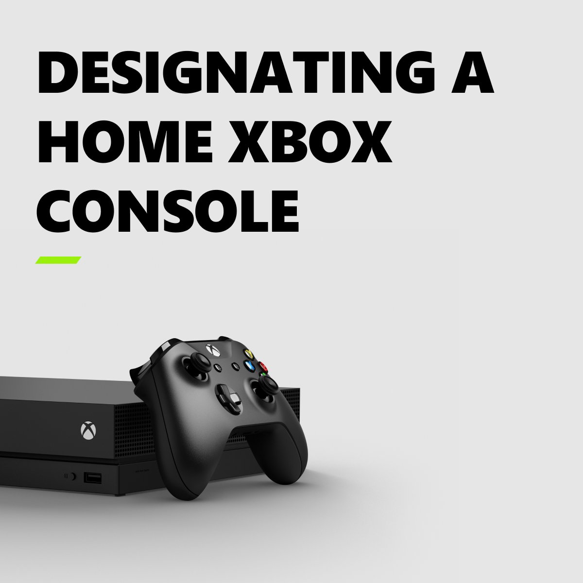 Tweet: @XboxSupport Designate home Xbox&nbsp;console