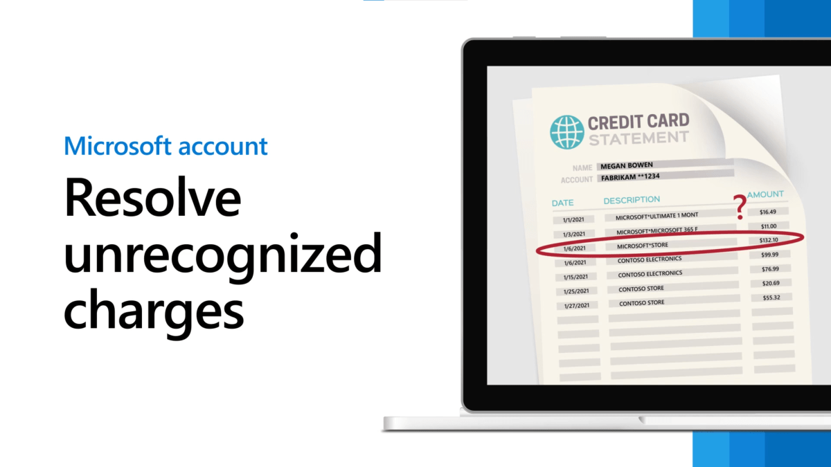 Video script: Resolve unknown&nbsp;charges